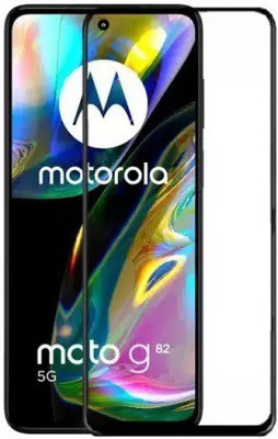 ASVALBUY Edge To Edge Tempered Glass for Moto G82 5G, MOTOROLA Moto G82 5G(Pack of 1)