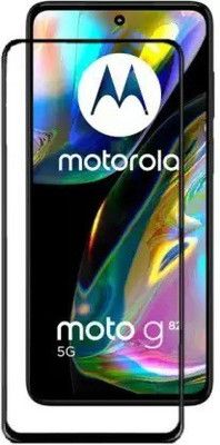 LIKEDESIGN Edge To Edge Tempered Glass for Moto G82 5G, MOTOROLA Moto G82 5G(Pack of 1)