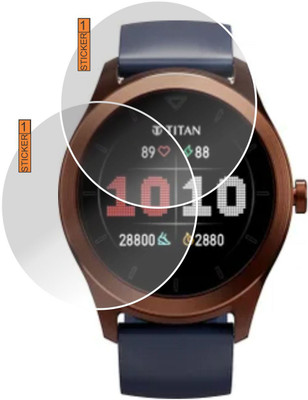 SANIK Screen Guard for SCREEN GUARD FOR TITAN SMART SMARTWATCH(Pack of 2)