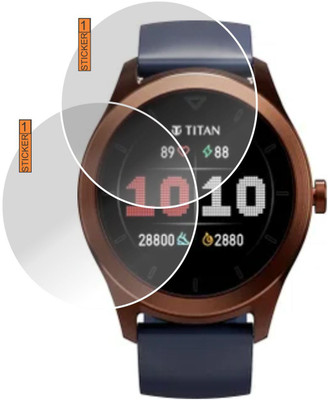 SANIK Screen Guard for SCREEN GUARD FOR TITAN SMART SMARTWATCH(Pack of 2)