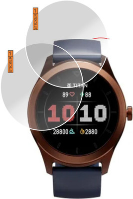 SANIK Screen Guard for SCREEN GUARD FOR TITAN SMART SMARTWATCH(Pack of 2)