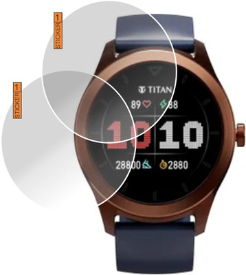 SANIK Screen Guard for SCREEN GUARD FOR TITAN SMART SMARTWATCH(Pack of 2)