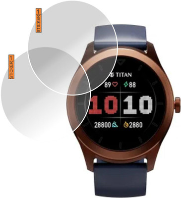 SANIK Screen Guard for SCREEN GUARD FOR TITAN SMART SMARTWATCH(Pack of 2)