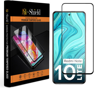 MS-Shield Tempered Glass Guard for Redmi Note 10 Lite(Pack of 1)