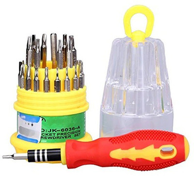Bigos Homes 6036 Combination Screwdriver Set 31 Pcs bits Combination Screwdriver Set(Pack of 31)