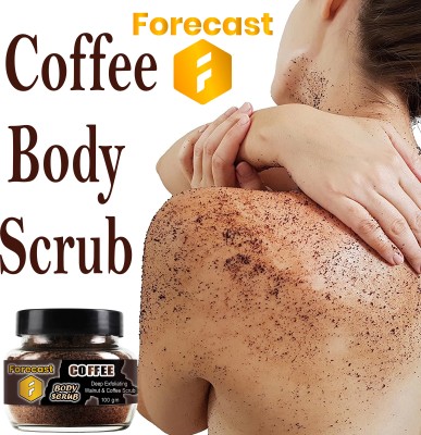 Forecast Exfoliating Coffee Body Scrub for Tan Removal&Soft-Smooth Skin|For Women & Men Scrub(100 g)