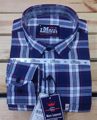 Marc Laurent Men Checkered Casual Multicolor Shirt