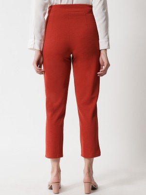 KOTTY Regular Fit Women Red Trousers