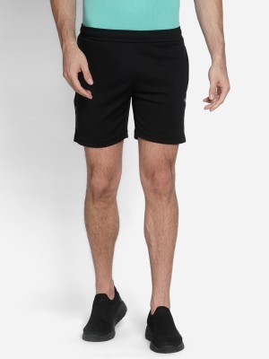 Wildcraft Solid Men Black Casual Shorts