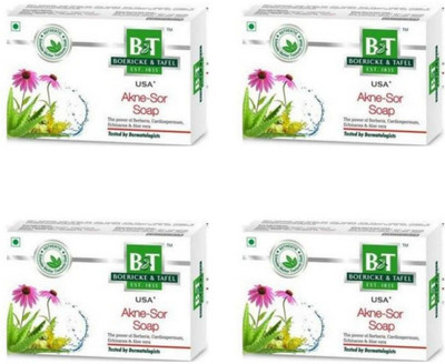 BT BOERICKE & TAFEL Akne Sor Soap tha power of Berberis. [Pack of 4](4 x 75 g)