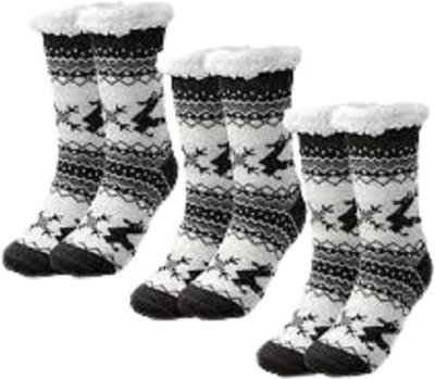 Kolva Men & Women Mid-Calf/Crew(Pack of 3)