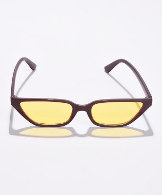 Haute Sauce Cat-eye Sunglasses(For Women, Yellow)