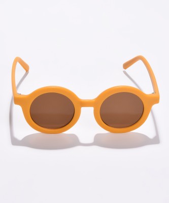 Haute Sauce Round Sunglasses(For Women, Orange)