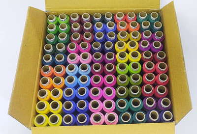 Ray crush Multicolor Thread(150 m Pack of100)