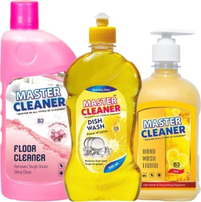 Master Cleaner Combo of 3 (500ml each) Original Liquid Toilet Cleaner(3 x 500 ml)