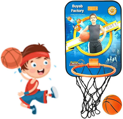 Buyab factory This basketball hoop will surely help you to encourage your child for playing basket ball. It will help to develop hand-eye coordination and agility. Make your kid practice basketball without going on the ground. This kit is designed for outdoor as well as indoor use. Foster the abilit