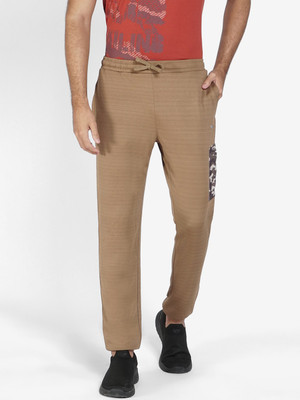 Wildcraft Colorblock Men Brown Track Pants