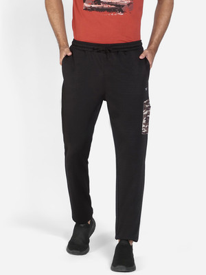 Wildcraft Colorblock Men Black Track Pants