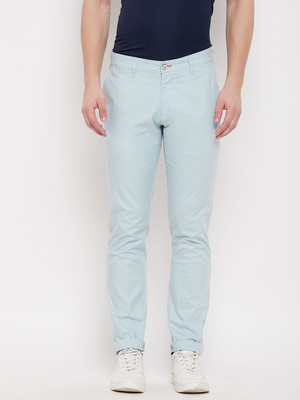 DUKE Slim Fit Men Blue Trousers