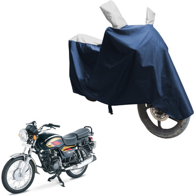 SS FOR YOUR SMART NEEDS Two Wheeler Cover for TVS(Max 4R, Blue, Silver)