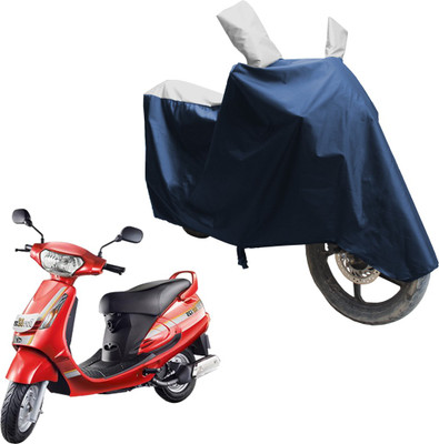 SS FOR YOUR SMART NEEDS Two Wheeler Cover for Mahindra(Duro 125, Blue, Silver)