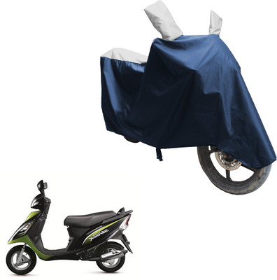 SS FOR YOUR SMART NEEDS Two Wheeler Cover for TVS(Scooty Streak, Blue, Silver)