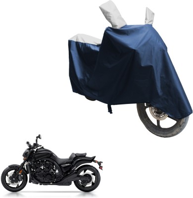 SS FOR YOUR SMART NEEDS Two Wheeler Cover for Yamaha(VMAX, Blue, Silver)