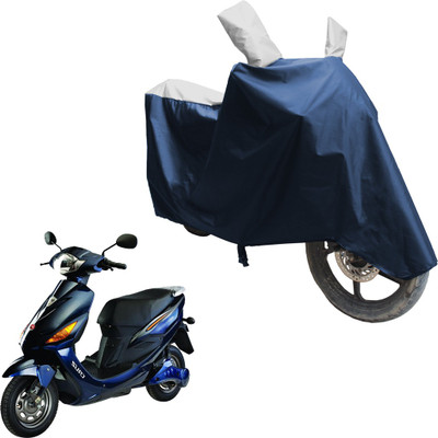 SS FOR YOUR SMART NEEDS Two Wheeler Cover for Hero(Electric Cruz, Blue, Silver)