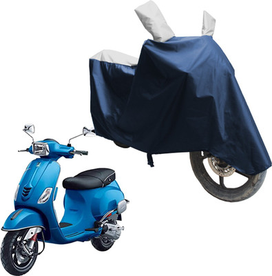 SS FOR YOUR SMART NEEDS Two Wheeler Cover for Piaggio(Vespa SXL 125, Blue, Silver)