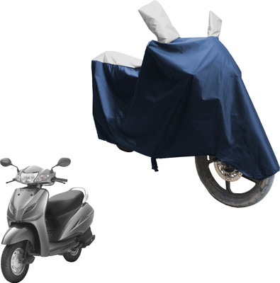 SS FOR YOUR SMART NEEDS Two Wheeler Cover for Honda(Activa 3G, Blue, Silver)