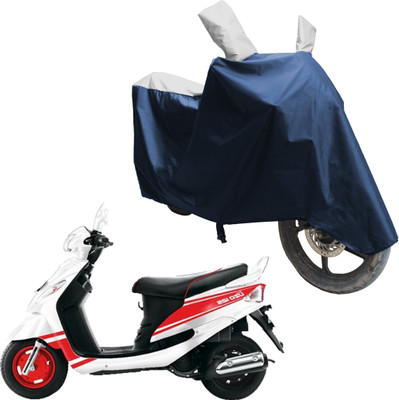 SS FOR YOUR SMART NEEDS Two Wheeler Cover for Mahindra(Rodeo UZO, Blue, Silver)