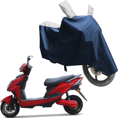 SS FOR YOUR SMART NEEDS Two Wheeler Cover for Techo Electra(Raptor, Blue, Silver)