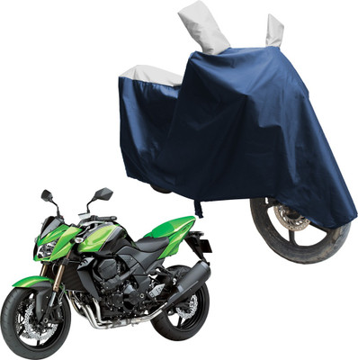 SS FOR YOUR SMART NEEDS Two Wheeler Cover for Kawasaki(Z750, Blue, Silver)