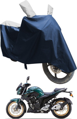 SS FOR YOUR SMART NEEDS Two Wheeler Cover for Yamaha(FZ-25 BS6, Blue, Silver)