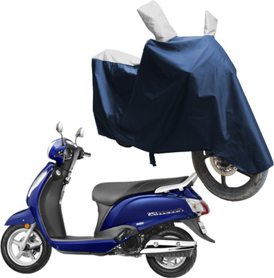 SS FOR YOUR SMART NEEDS Two Wheeler Cover for Suzuki(Access 125, Blue, Silver)