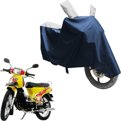 SS FOR YOUR SMART NEEDS Two Wheeler Cover for Kinetic(K4, Blue, Silver)