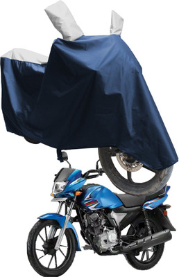 SS FOR YOUR SMART NEEDS Two Wheeler Cover for Yamaha(Saluto RX BS6, Blue, Silver)