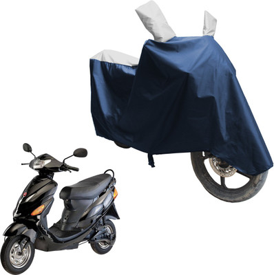 SS FOR YOUR SMART NEEDS Two Wheeler Cover for Hero(Electric Wave Dx, Blue, Silver)