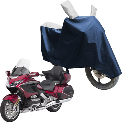 SS FOR YOUR SMART NEEDS Two Wheeler Cover for Honda(Gold Wing GL1800, Blue, Silver)