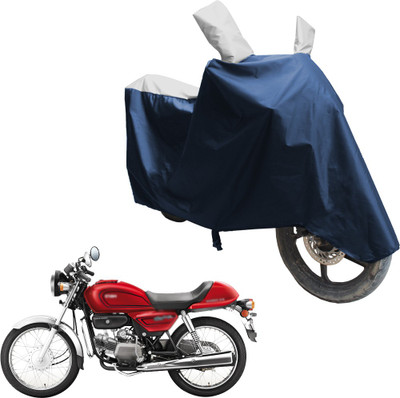SS FOR YOUR SMART NEEDS Two Wheeler Cover for Hero(Splendor Pro Classic, Blue, Silver)