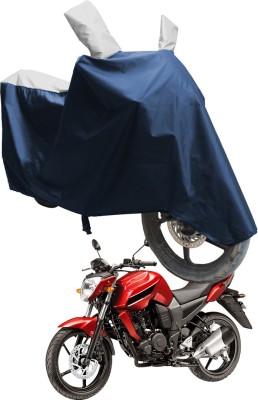 SS FOR YOUR SMART NEEDS Two Wheeler Cover for Yamaha(FZ S FI New, Blue, Silver)