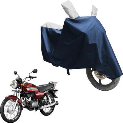 SS FOR YOUR SMART NEEDS Two Wheeler Cover for Hero(HF Dawn, Blue, Silver)