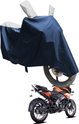 SS FOR YOUR SMART NEEDS Two Wheeler Cover for Bajaj(Pulsar NS125 BS6, Blue, Silver)