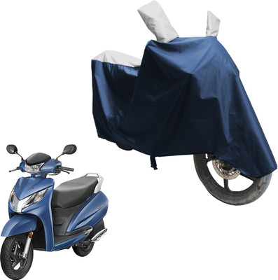SS FOR YOUR SMART NEEDS Two Wheeler Cover for Honda(Activa 125, Blue, Silver)