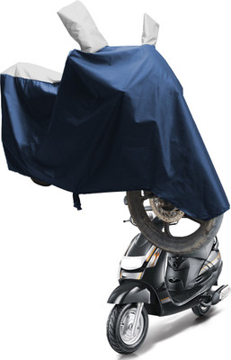 SS FOR YOUR SMART NEEDS Two Wheeler Cover for Mahindra(Duro DZ, Blue, Silver)