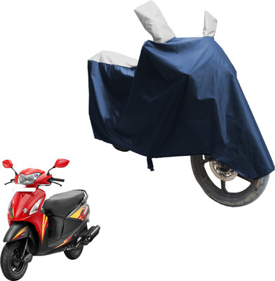 SS FOR YOUR SMART NEEDS Two Wheeler Cover for Hero(Pleasure, Blue, Silver)
