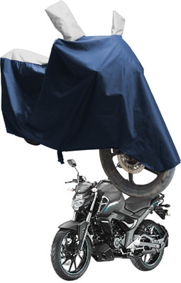 SS FOR YOUR SMART NEEDS Two Wheeler Cover for Yamaha(FZ-S Fi Version 3.0, Blue, Silver)