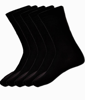 ALFA Baby Boys & Baby Girls Solid Mid-Calf/Crew(Pack of 5)