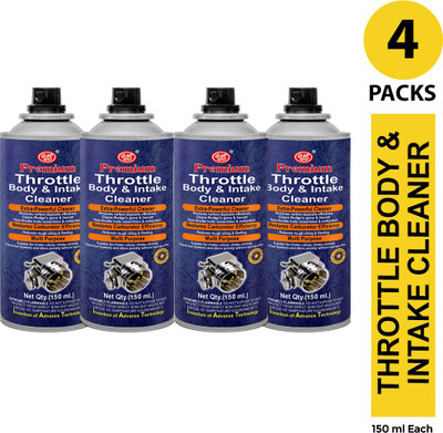UE Premium Throttle Body & Intake Cleaner -150 ML (Pack of 4) Engine Cleaner(600 ml)