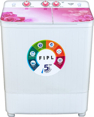 Feltron 7.2 kg Semi Automatic Top Load White, Pink(FIPL72SWM)   Washing Machine  (Feltron)